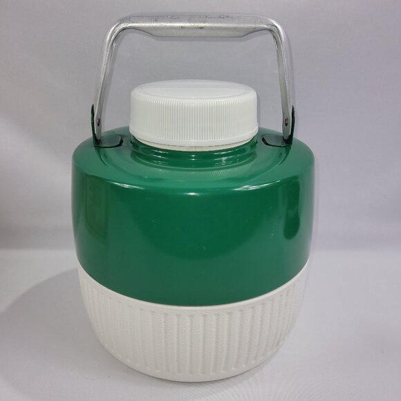 Coleman Vintage Snow-Water Jug Cooler Thermos Model 5501D Camping Cup Beverage - Picture 3 of 4